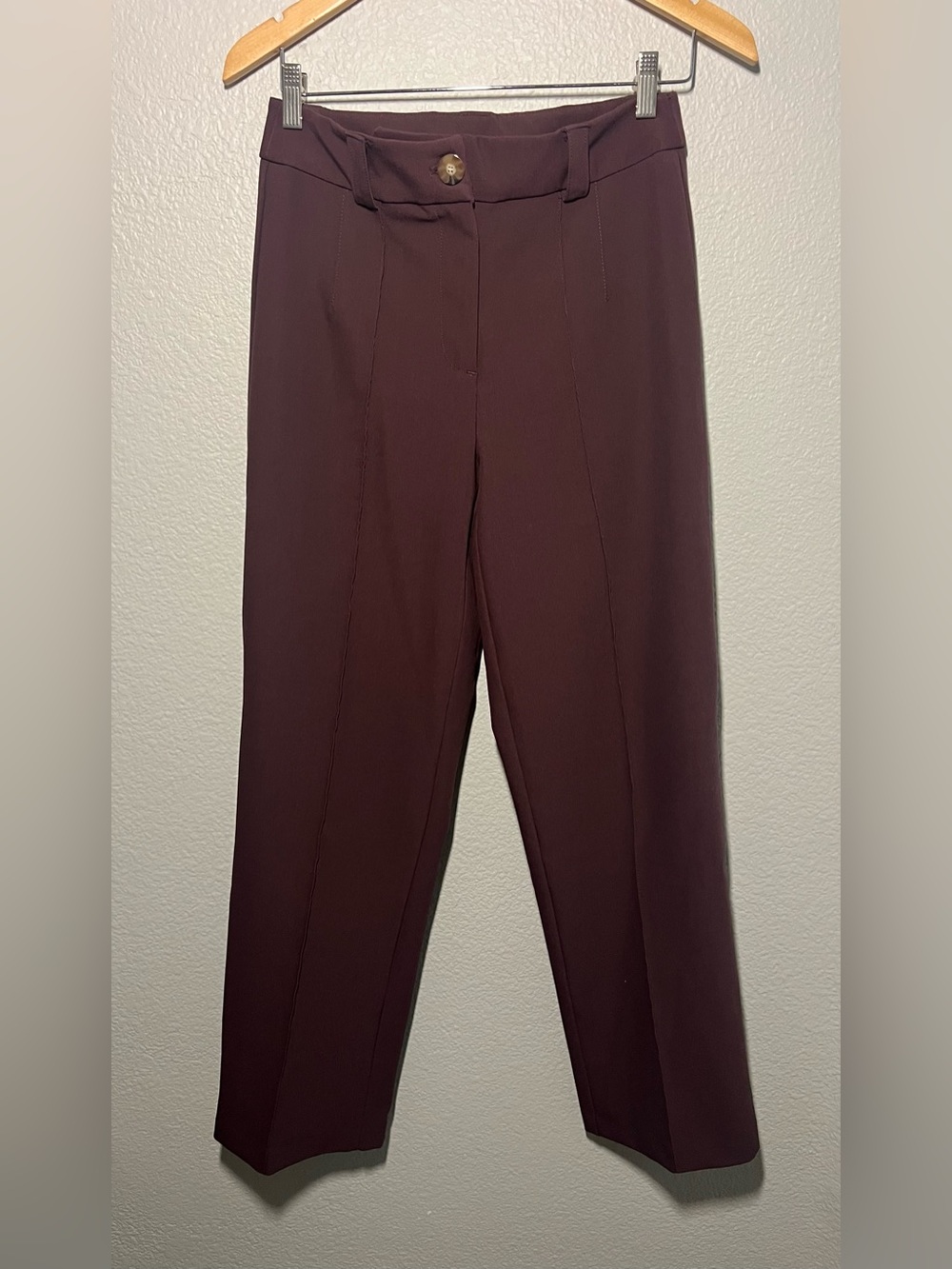 Rachel Zoe Burgundy Tailored Slacks – Size 4